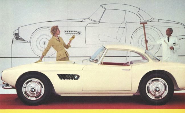 BMW roadster 507, uno de los BMW más hermosos