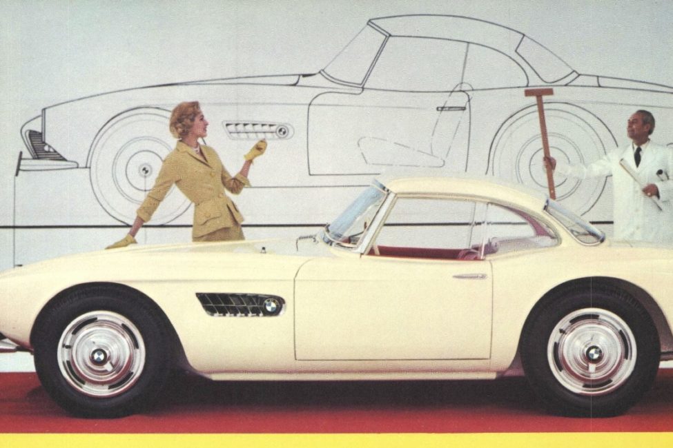 BMW roadster 507, uno de los BMW más hermosos